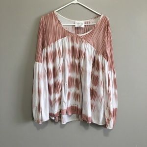 Sadie and sage tie-dye shirt